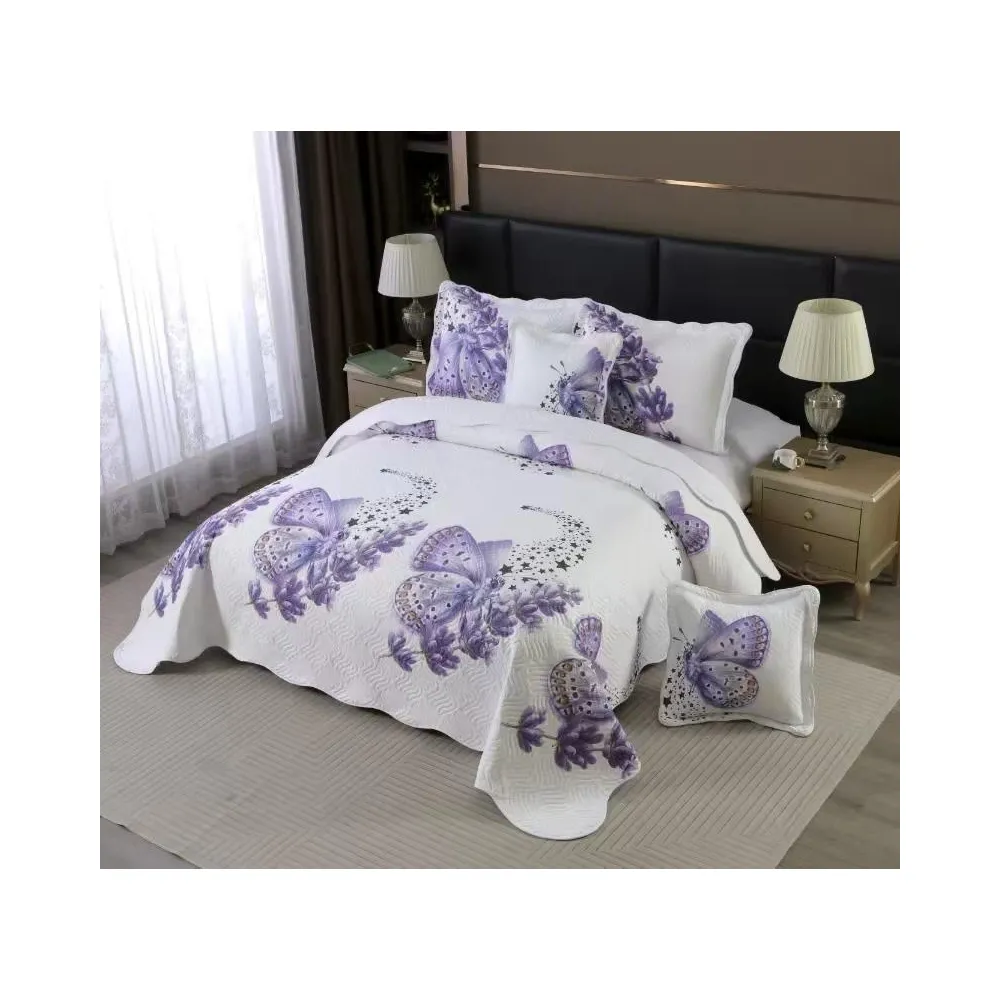 Set Cuvertura de Pat din Bumbac, 5 Piese- EAT43