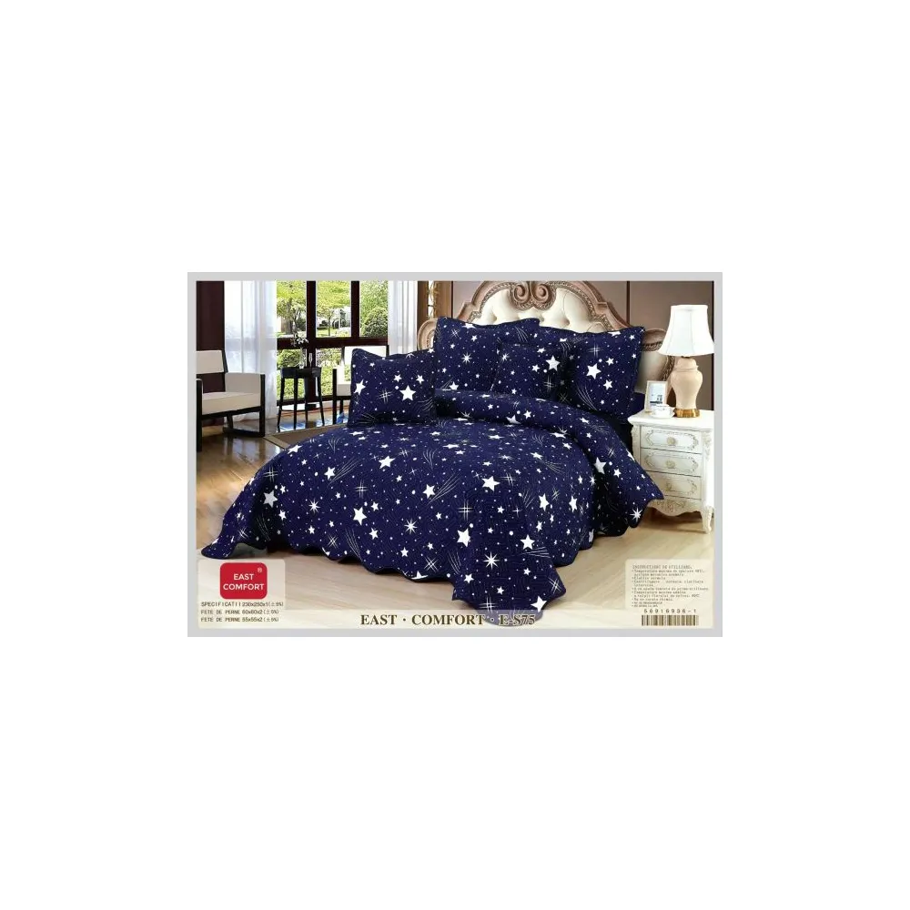Set Cuvertura de Pat din Bumbac, 5 Piese- EAT49