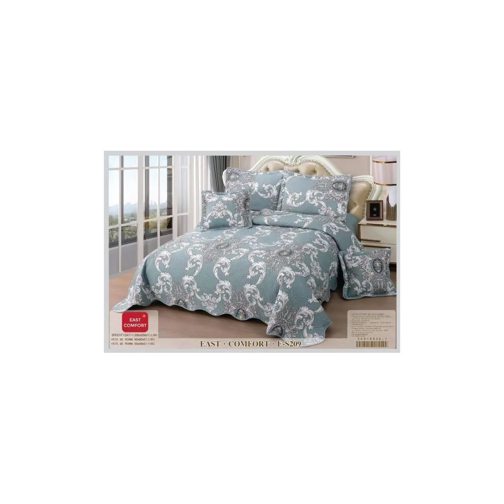 Set Cuvertura de Pat din Bumbac, 5 Piese- EAT44