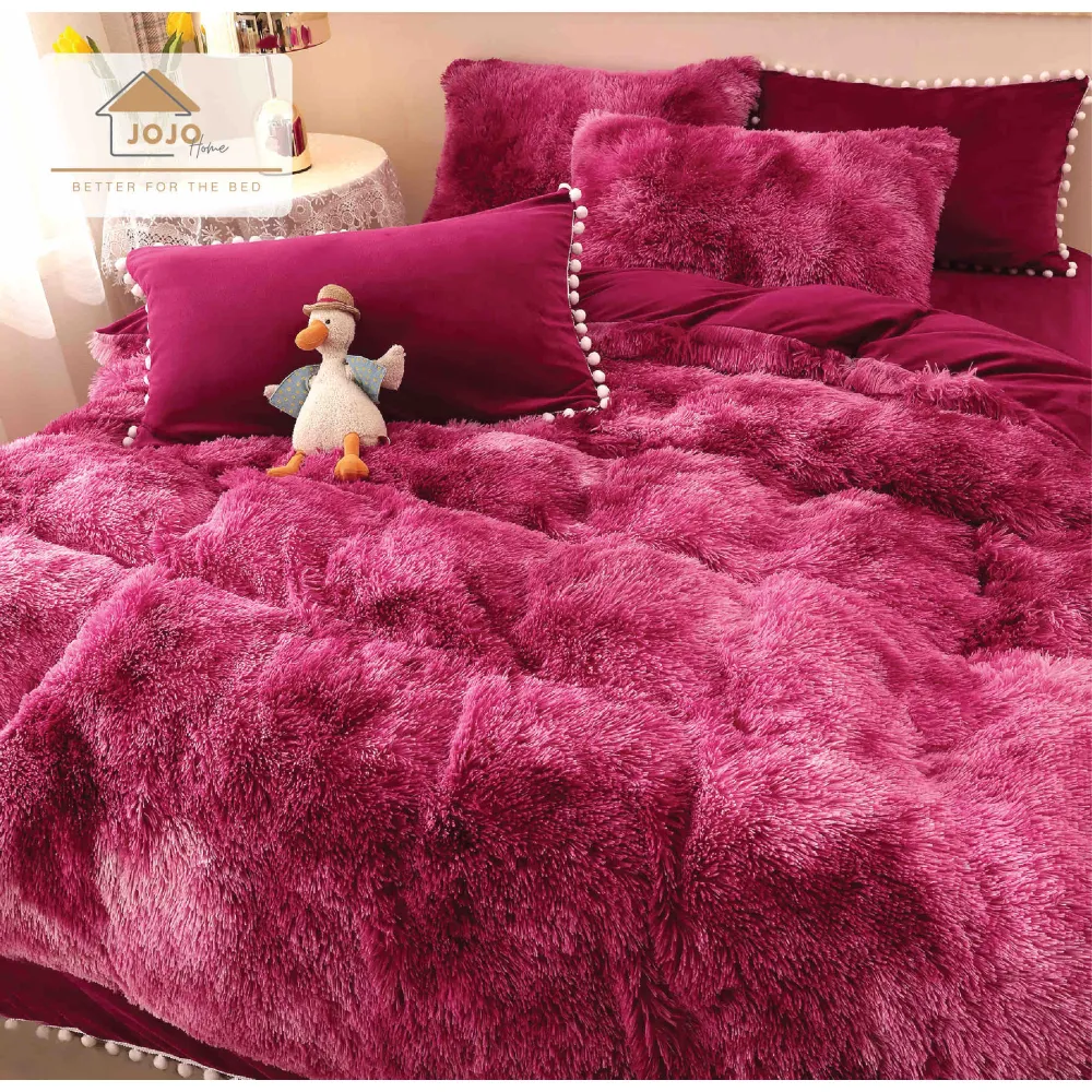 Lenjerie Fluffy Super Pufoasa 6 Piese, Visina Pestrit- JO487
