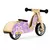Bicicleta de echilibru din lemn cu roti EVA Ecotoys LC-V1330 - Violet cu fluturasi