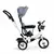Tricicleta cu sezut rotativ Ecotoys JM-066-9L - Gri