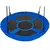 Leagan pentru copii rotund, tip cuib de barza, suspendat, 100 cm, Ecotoys MIR6001 - Albastru
