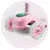 Trotineta cu roti cu LED Ricokids Piko 765001 - Roz