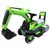 Excavator electric pe baterie cu muzica si lumini LED C3 R-Sport - Verde