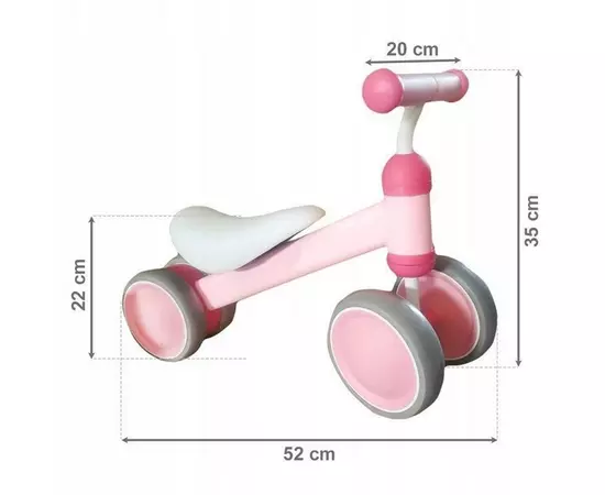 Bicicleta fara pedale ARTI Speedy M Luxe - Albastru