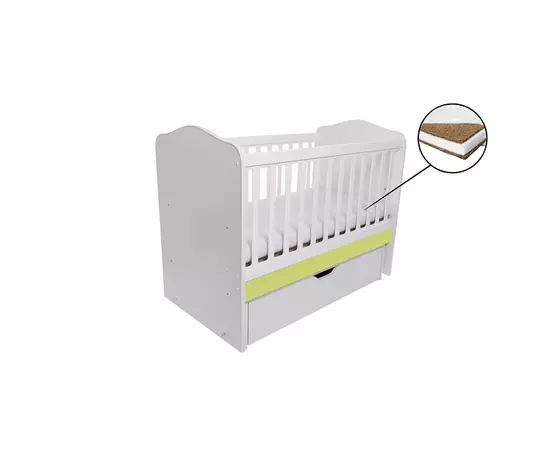 Masa de fotbal din lemn 61 x 30 5 cm x 18 5 cm Ecotoys - Verde