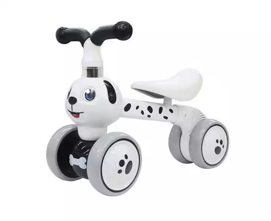 Patut Eurogloria Como Balansoar - Alb cu Violet + Saltea cocos confort 120 x 60 x 12 cm