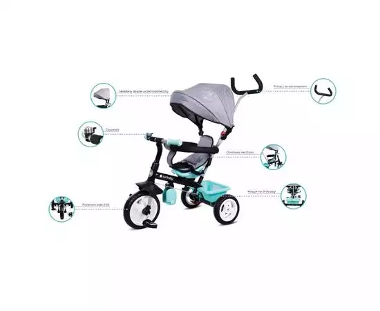 Bicicleta fara pedale din lemn Kidwell Stark Cross