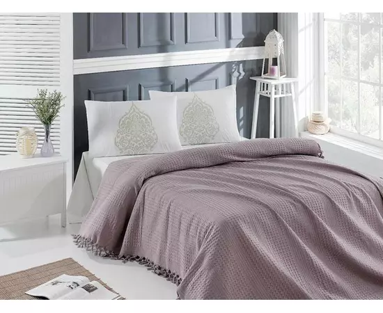 Casuta de papusi din lemn cu lift si mobilier Ecotoys W08125