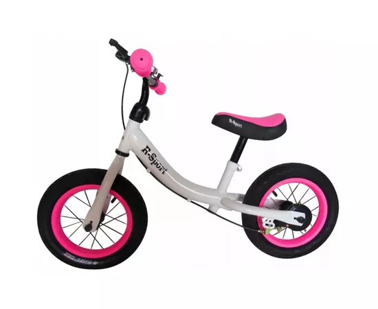 Bicicleta fara pedale R-Sport R3 - Alb - Roz