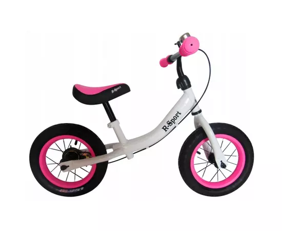 Bicicleta fara pedale R-Sport R3 - Alb - Roz