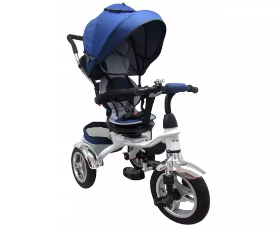 Tricicleta cu pedale 3 in 1 R-Sport T3 - Jeans