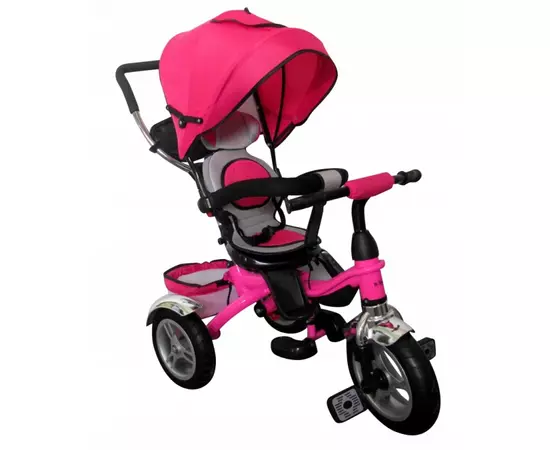 Tricicleta cu pedale 3 in 1 R-Sport T3 - Roz