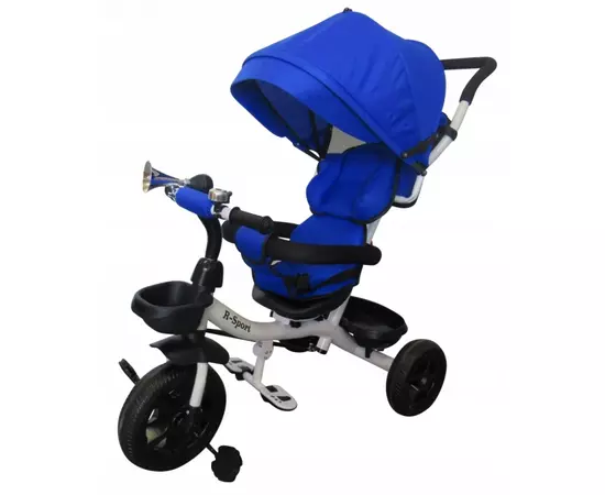 Tricicleta cu pedale 3 in 1 R-Sport T4 - Albastru
