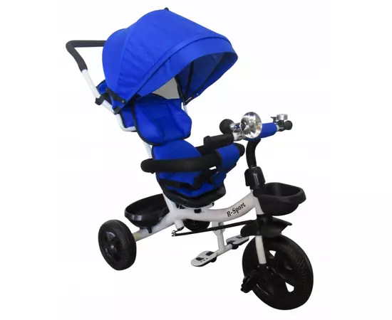Tricicleta cu pedale 3 in 1 R-Sport T4 - Albastru