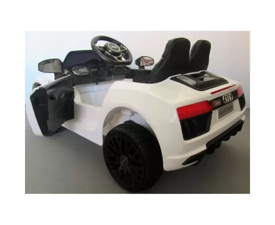 Masinuta electrica cu telecomanda Audi R8 R-Sport - Alb