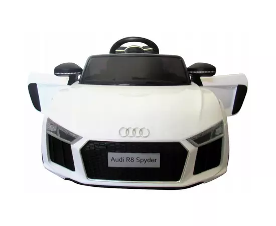 Masinuta electrica cu telecomanda Audi R8 R-Sport - Alb