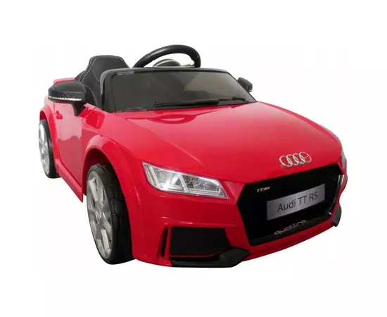 Masinuta electrica cu telecomanda, roti EVA, scaun piele Audi TT R-Sport - Rosu