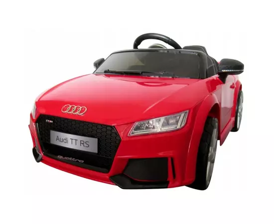 Masinuta electrica cu telecomanda, roti EVA, scaun piele Audi TT R-Sport - Rosu