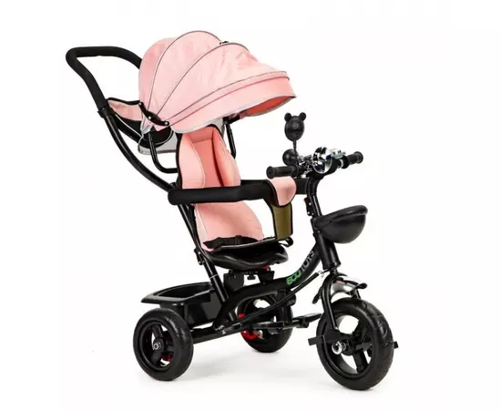 Tricicleta Cu Sezut Rotativ Ecotoys JM-066-9 - Roz