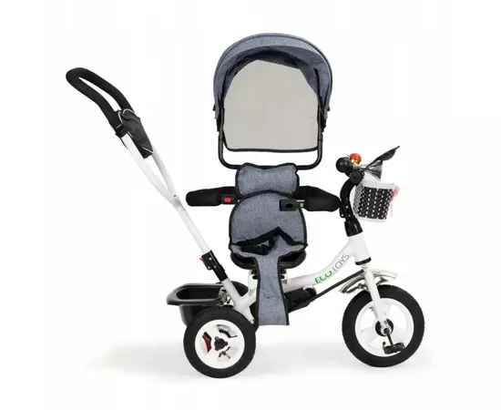 Tricicleta cu sezut rotativ Ecotoys JM-066-9L - Gri