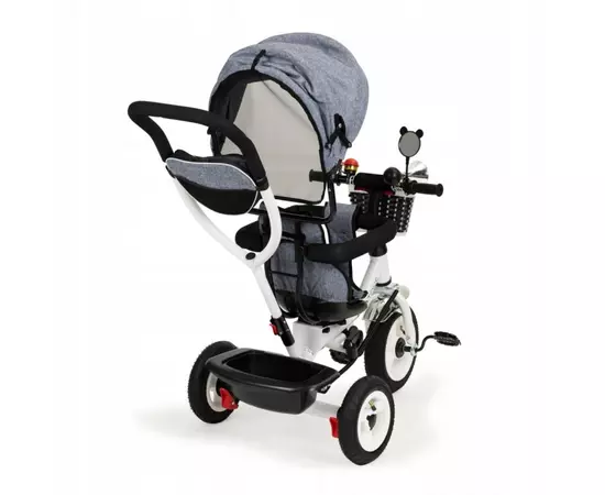 Tricicleta cu sezut rotativ Ecotoys JM-066-9L - Gri