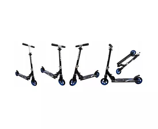 Trotineta pliabila cu roti de 145 mm R-Sport H7 - Negru - Albastru