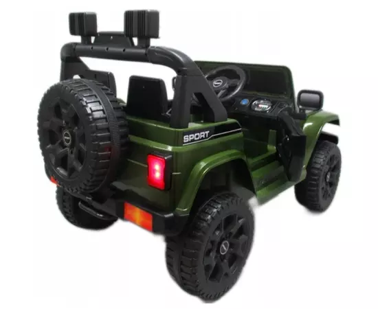 Masinuta electrica cu telecomanda cu baterii si functie de balansare Jeep X10 TS-159 R-Sport - Verde
