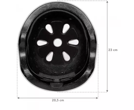 Casca de protectie pentru copii Kidwell ORIX - Alb
