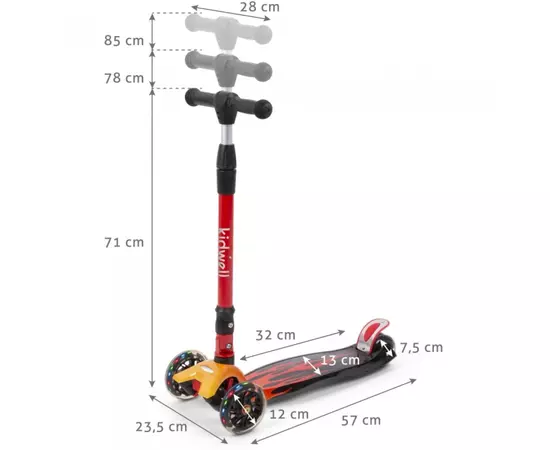 Trotineta Kidwell Vento - Flame