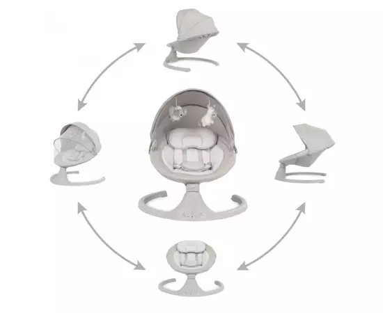 Leagan electric 2 in 1 Kidwell Luxi - Bej