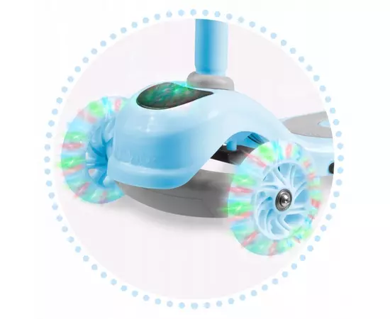 Trotineta cu roti cu LED Ricokids Piko 765003 - Albastru