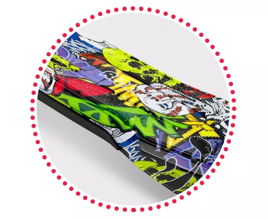 Trotineta cu roti cu LED Ricokids Piko 765011 - Negru - Galben