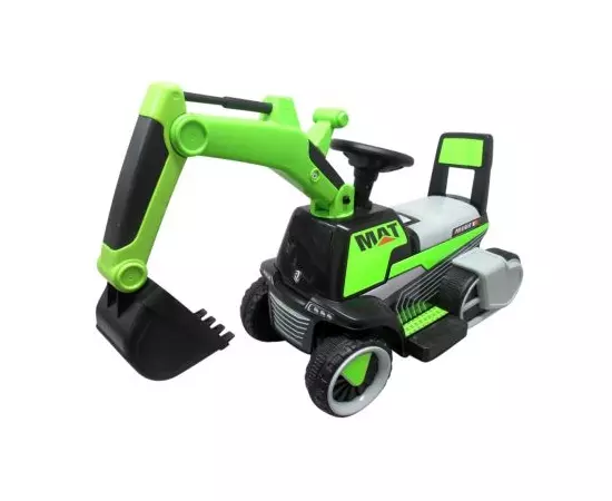 Excavator electric pe baterie cu muzica si lumini LED C3 R-Sport - Verde Excavator electric pe baterie cu muzica si lumini LED C3 R-Sport - Verde