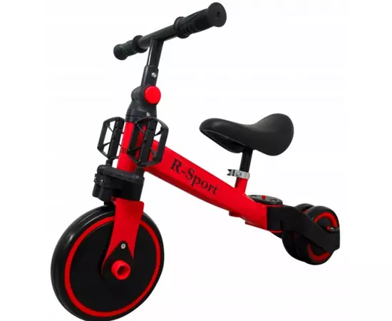 Bicicleta multifunctionala 4 in 1 cu pedale detasabile P8 R-Sport - Rosu