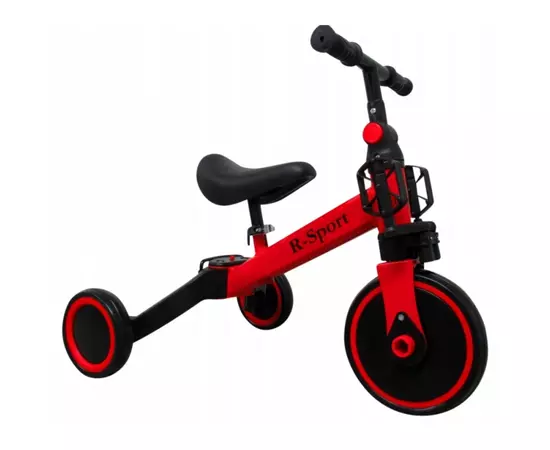 Bicicleta multifunctionala 4 in 1 cu pedale detasabile P8 R-Sport - Rosu