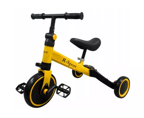 Bicicleta multifunctionala 4 in 1 cu pedale detasabile P8 R-Sport - Galben