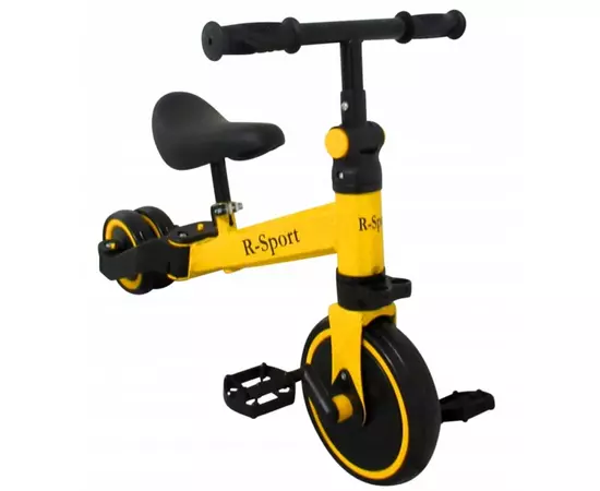 Bicicleta multifunctionala 4 in 1 cu pedale detasabile P8 R-Sport - Galben