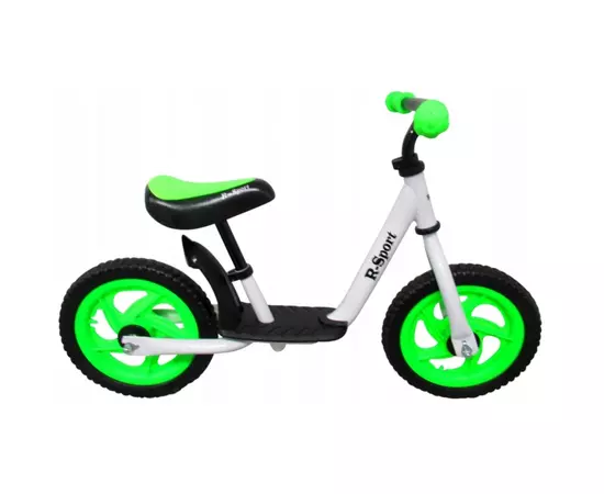 Bicicleta fara pedale cu suport pentru picioare R5 R-Sport - Verde