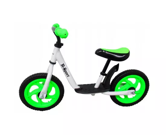 Bicicleta fara pedale cu suport pentru picioare R5 R-Sport - Verde