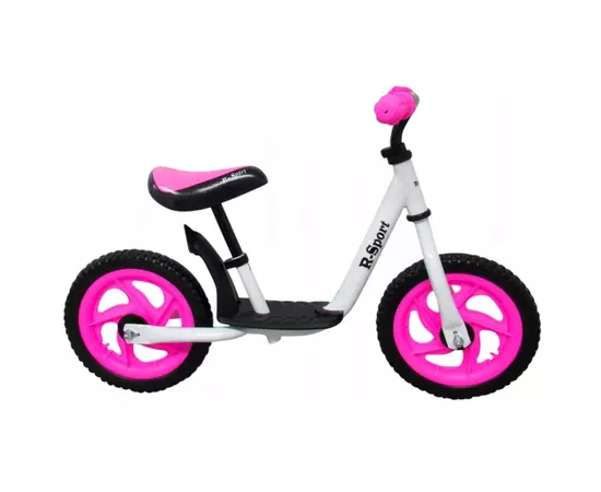 Bicicleta fara pedale cu suport pentru picioare R5 R-Sport - Roz