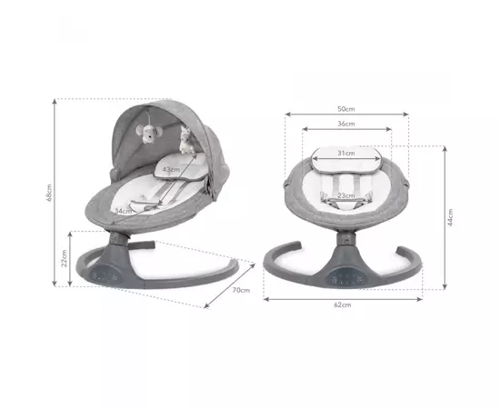 Leagan electric 2 in 1 Kidwell Luxi - Melange