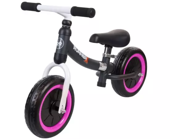 Bicicleta fara pedale Sun Baby 011 RunnerX - Purple Black Bicicleta fara pedale Sun Baby 011 RunnerX - Purple Black