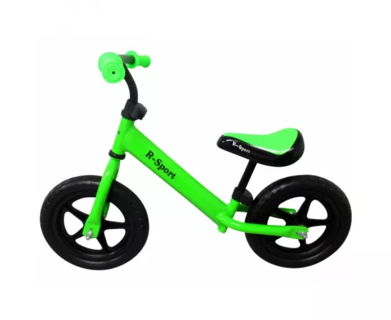 Bicicleta fara pedale cu roti din spuma EVA R-Sport R7 - Verde