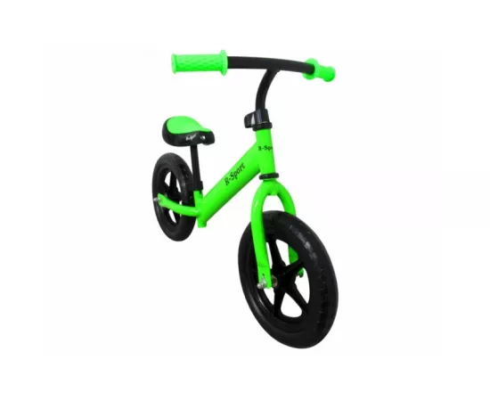 Bicicleta fara pedale cu roti din spuma EVA R-Sport R7 - Verde