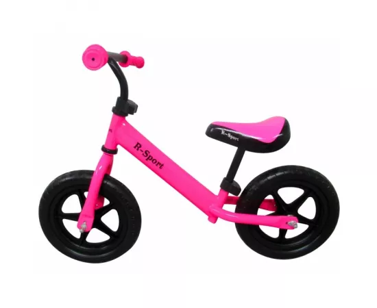 Bicicleta fara pedale cu roti din spuma EVA R-Sport R7 - Roz