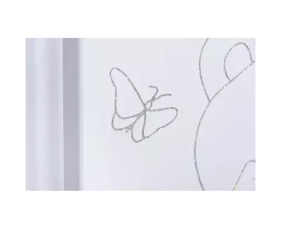 Patut Eurogloria Como cu sertar - Alb cu Roz + Saltea Cocos 7 cm