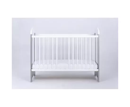 Patut Eurogloria Como cu sertar - Alb cu Cappucino + Saltea Cocos 7 cm