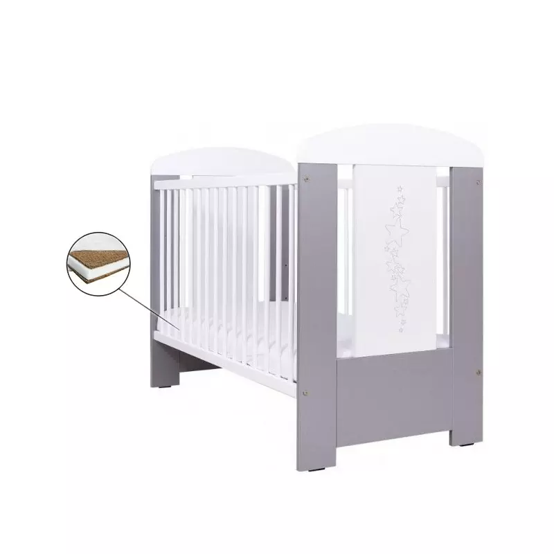 Patut Eurogloria Stars - Silver + Saltea Cocos 8 Cm